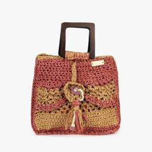 Rustic Charm inezita Crochet Bag