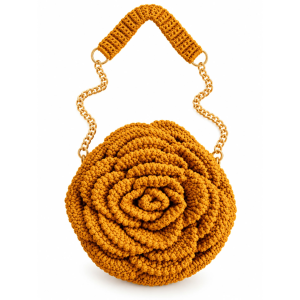 Amber Glow inezita Crochet Bag